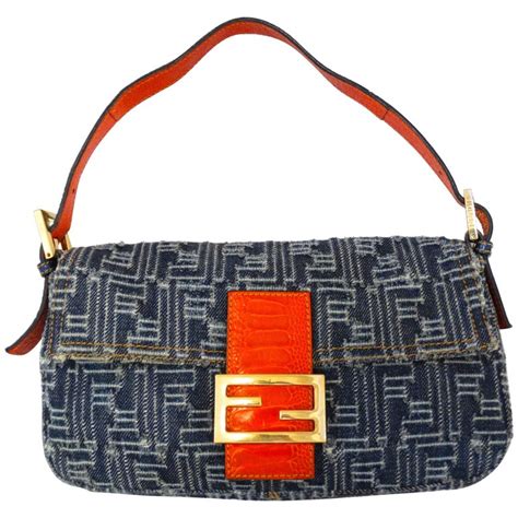 fendi pequin bag|fendi denim baguette.